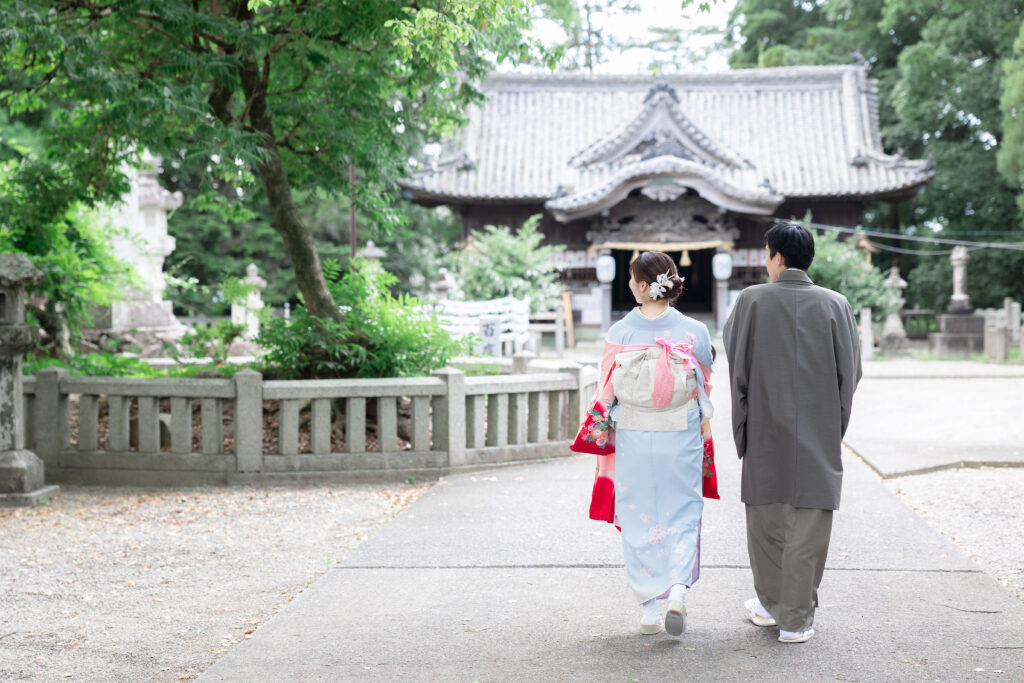 徳島大御和神社(こうのみや)でお宮参り撮影 阿部写真館